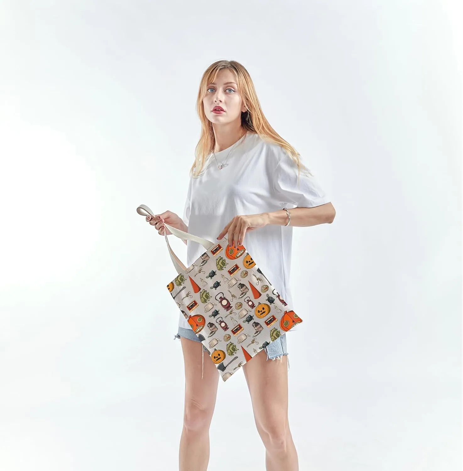MNIGIU Inspired Gift Cosmetic Bag Fans Tote
