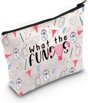 MNIGIU Postpartum Nurse Cosmetic Bag Labor And Delivery Nurse Gift Labor and Delivery Nurse Graduation Gift (What the Bag)