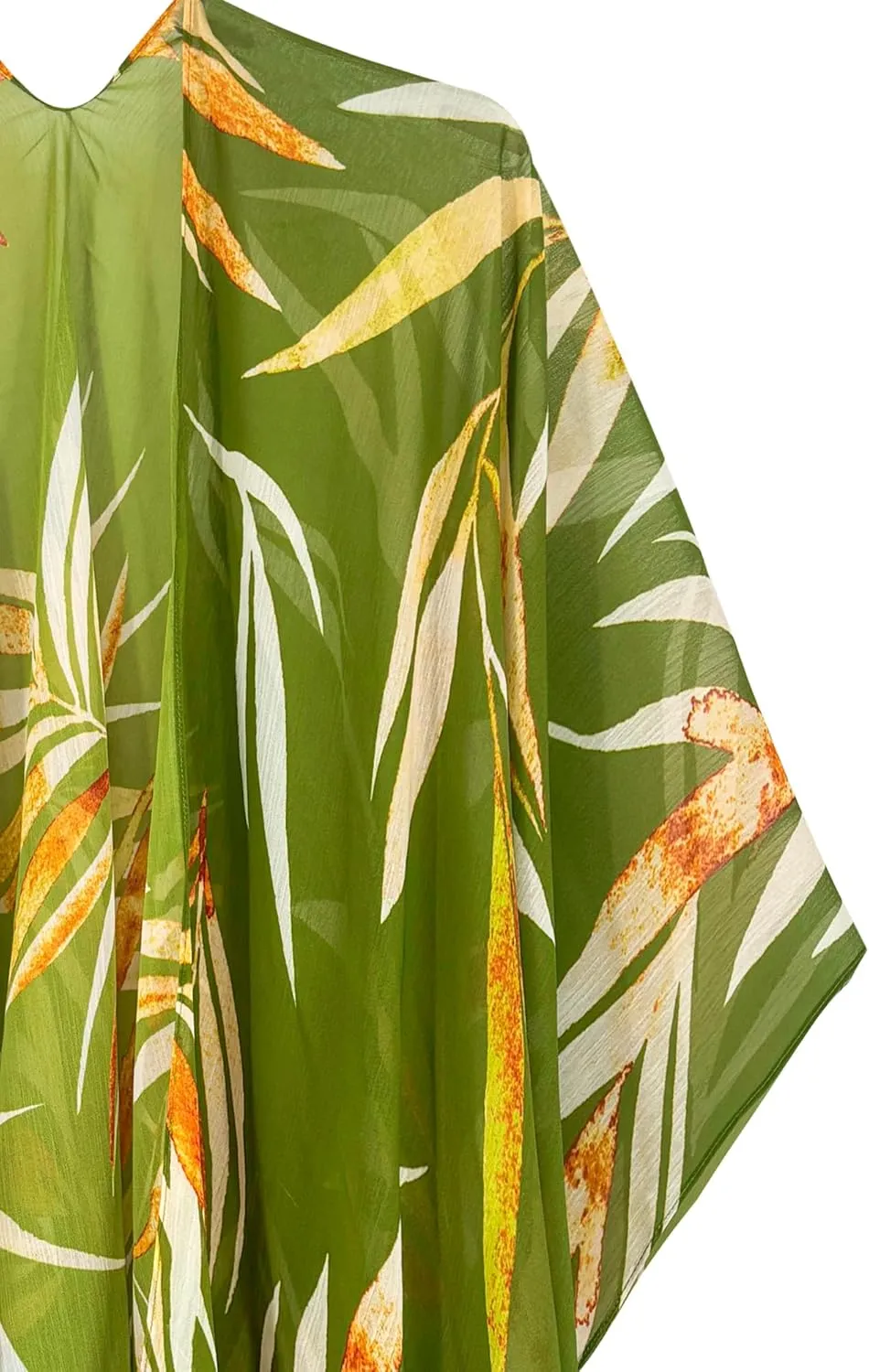 Moss Rose Women's Chiffon Long Kimono Beach Cover up for Summer Bathing Suits Cardigans Casual Loose Swimwear