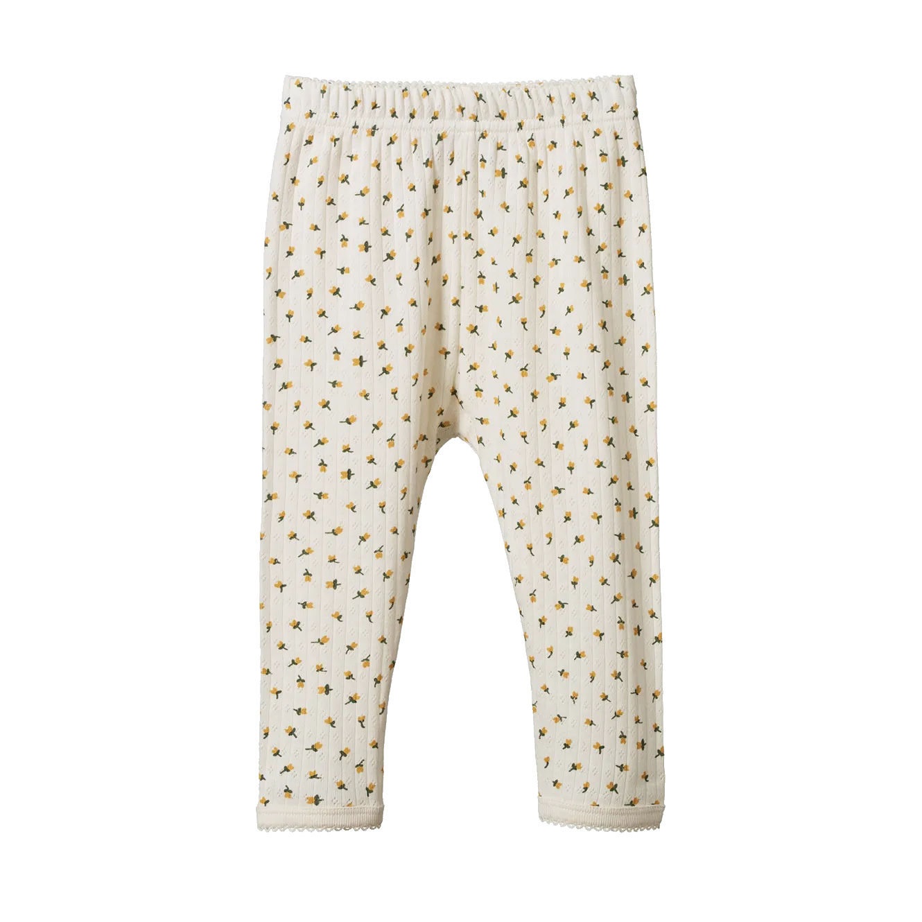 Nature Baby 2pc L/S Pointelle Pyjama Set Tulip Print