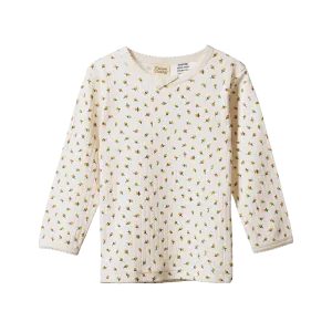 Nature Baby 2pc L/S Pointelle Pyjama Set Tulip Print