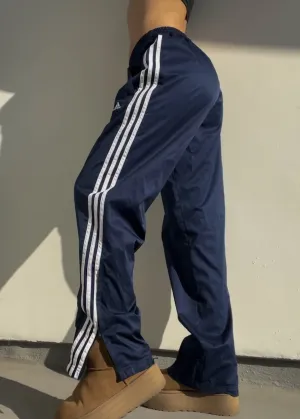 Navy & White Adidas Trackies (M)