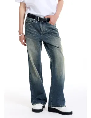 Nostalgic Straight Denim Pants