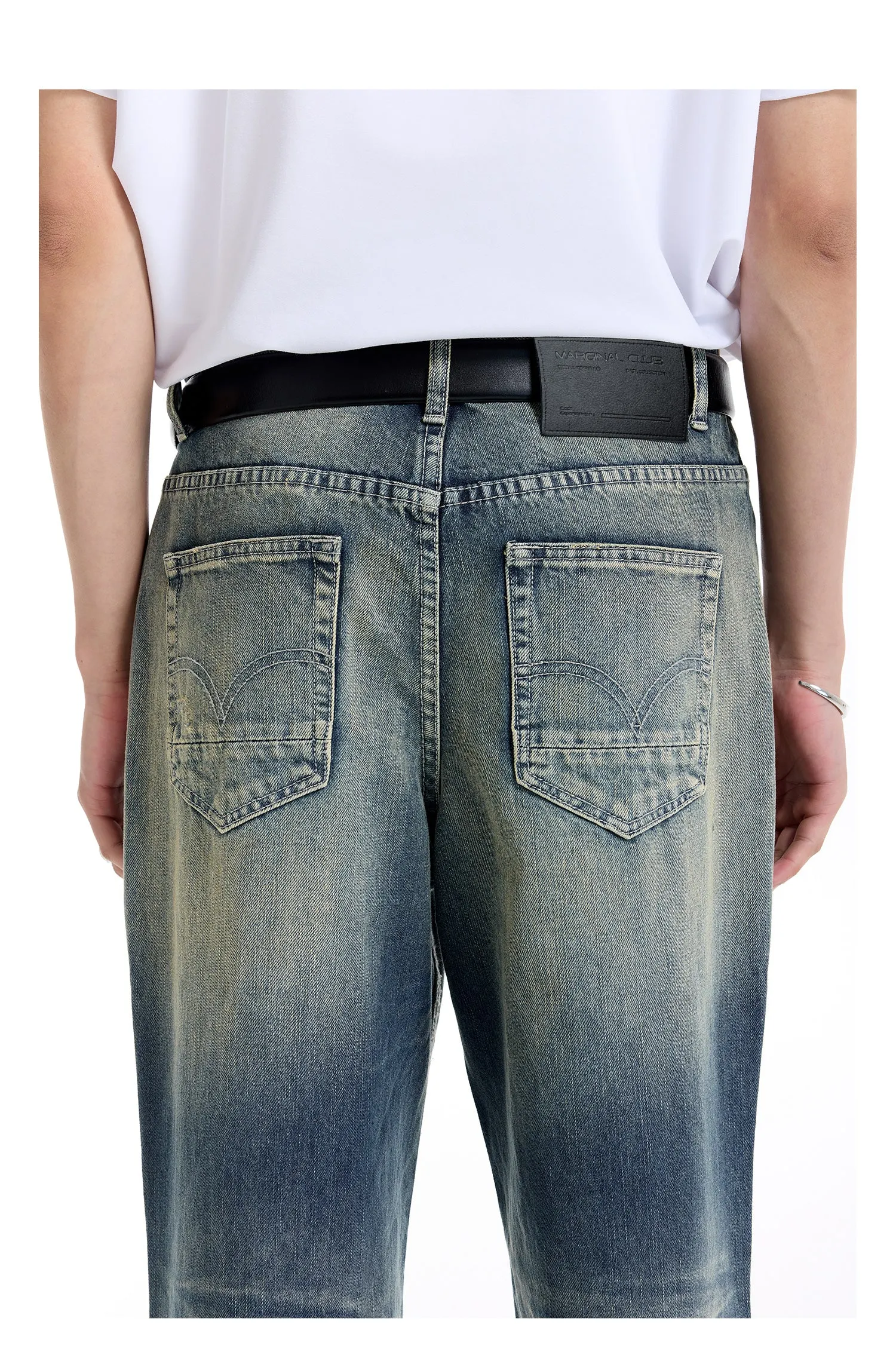 Nostalgic Straight Denim Pants