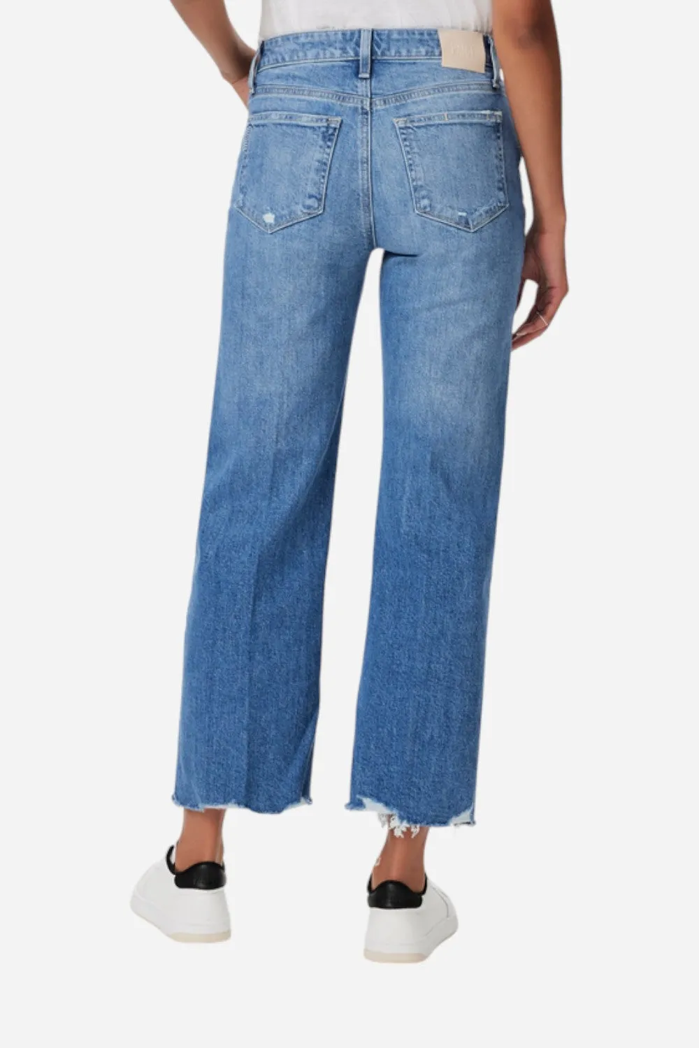 Paige Leenah Ankle Wide Leg in Charming Distressed