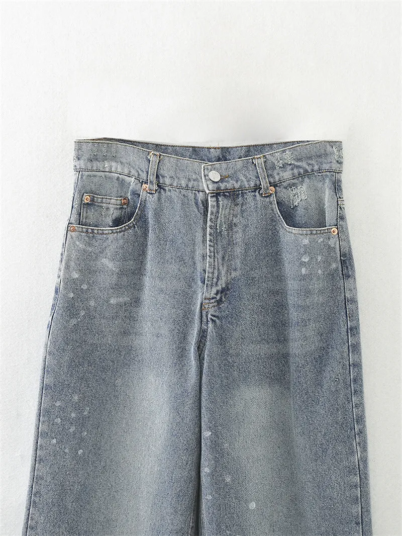 Personalized Trendy Short Denim Suit