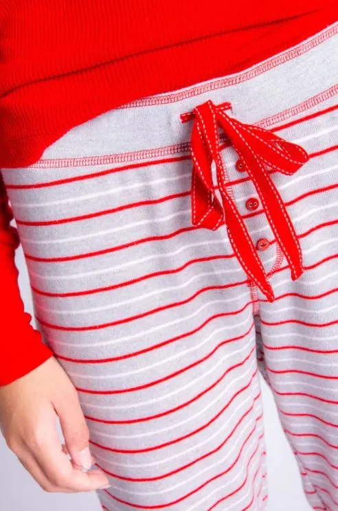 PJ Salvage Frosted Stripe Jogger