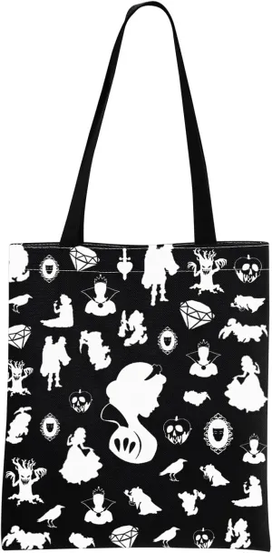 Princess S-Now White Inspired Gift Fan Gift White Merch makeup Zipper Pouch For Women (Swt calliam, swtWhtmale