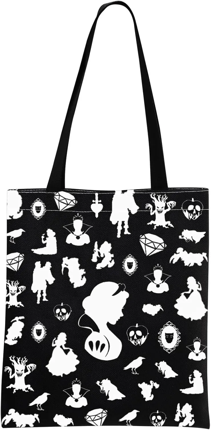 Princess S-Now White Inspired Gift Fan Gift White Merch makeup Zipper Pouch For Women (Swt calliam, swtWhtmale