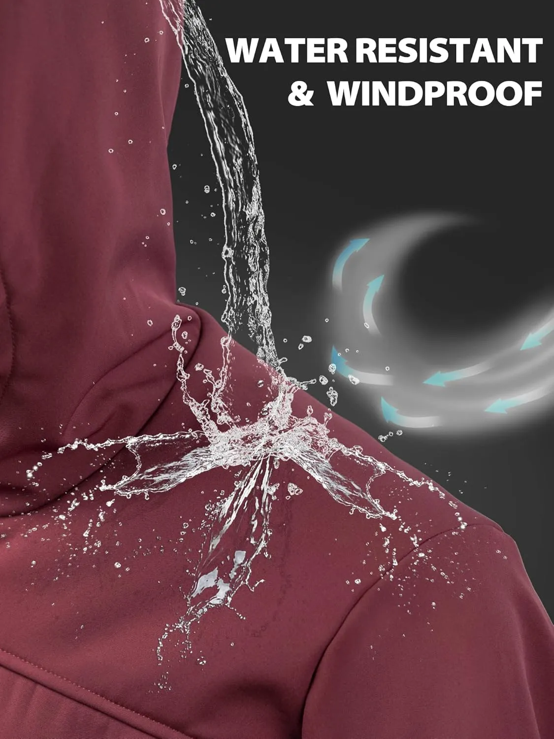 PTAHDUS Women's Heated Jackets 5 Heat Zones Battery Pack Included, with Hand Warmer Pocket