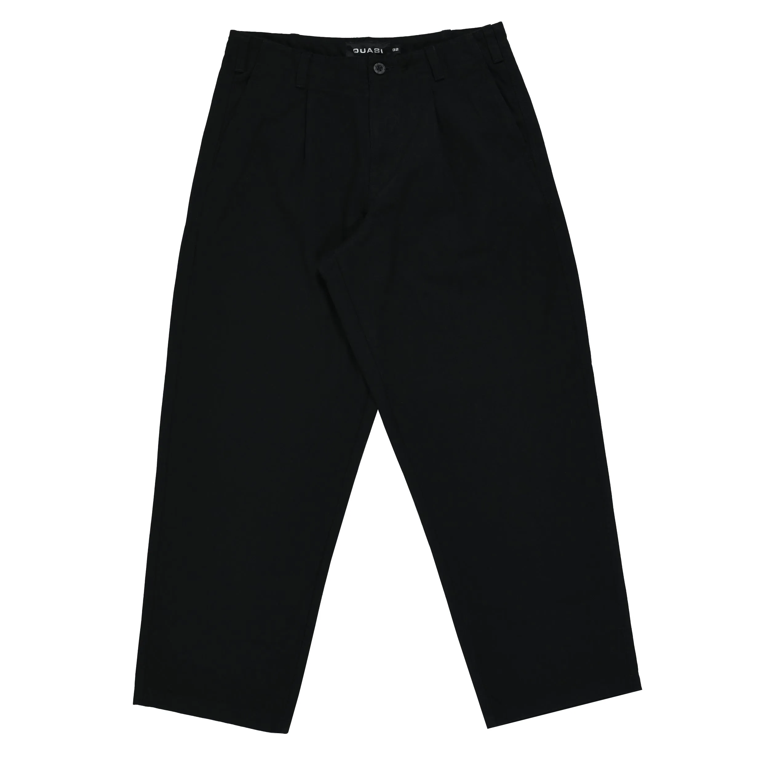 Quasi Warren Trouser Pant (Washed Black) - Black