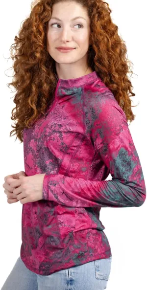 Realtree Women's Camo UV Protection Shirts and Hoodies Long Sleeve for Hunting, Fishing, Running and Hiking