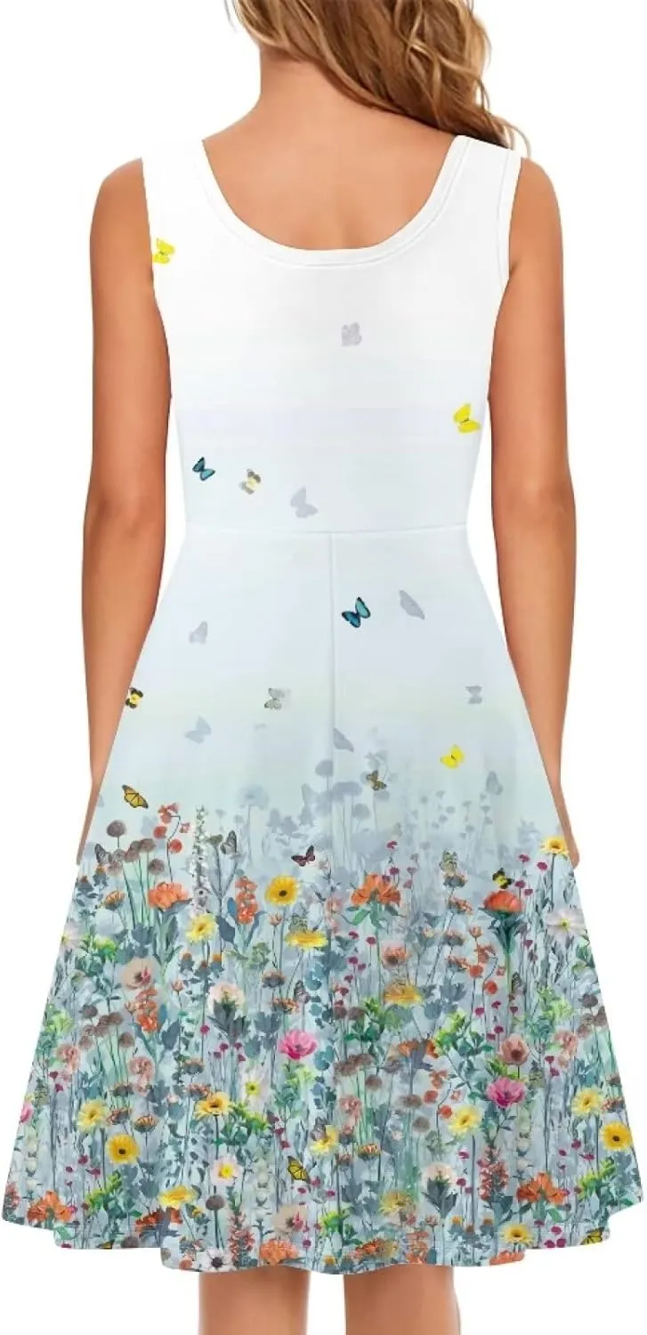 Renewold Women Tank Dress Women's Casual Dresses Women's Dresses Women's Swimsuits & Cover Ups