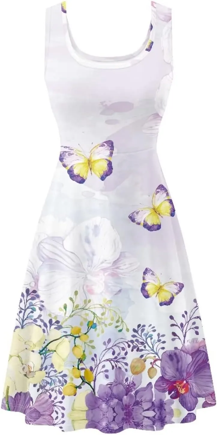 Renewold Women Tank Dress Women's Casual Dresses Women's Dresses Women's Swimsuits & Cover Ups