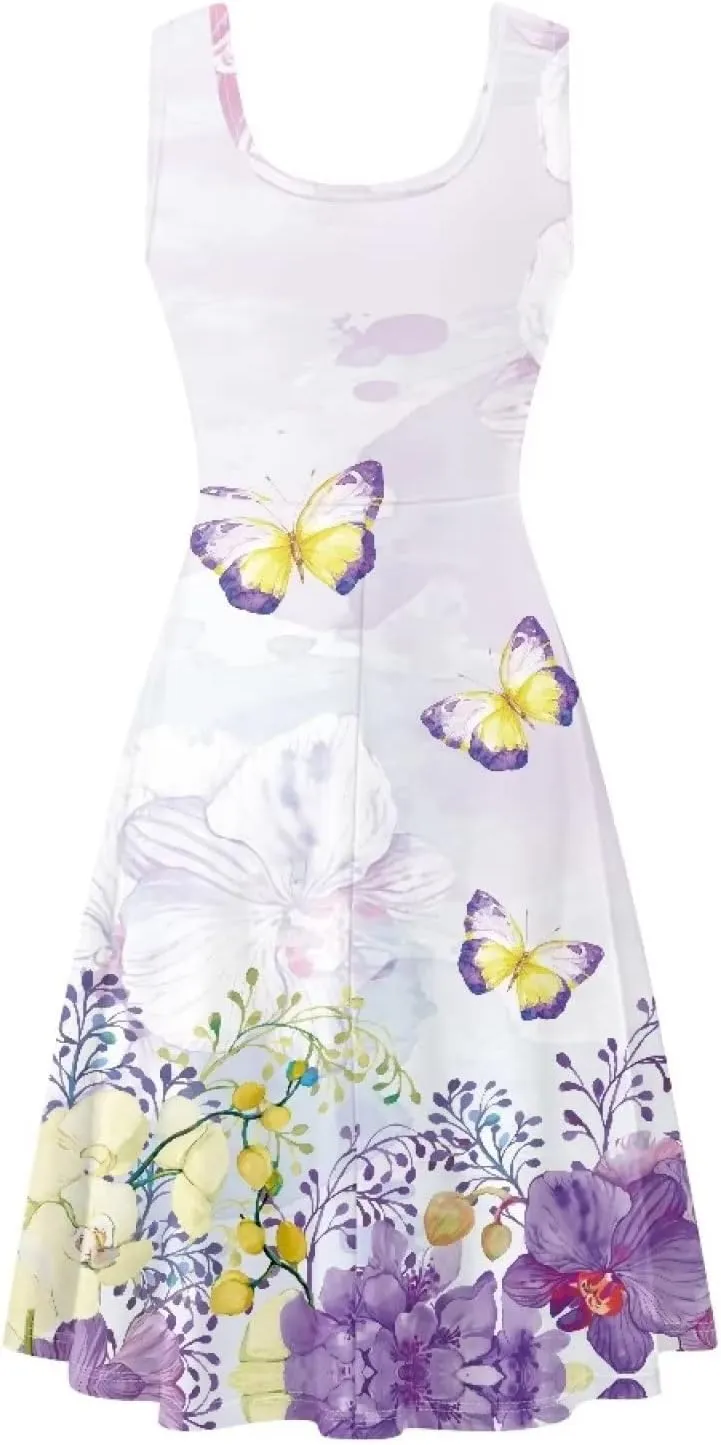 Renewold Women Tank Dress Women's Casual Dresses Women's Dresses Women's Swimsuits & Cover Ups