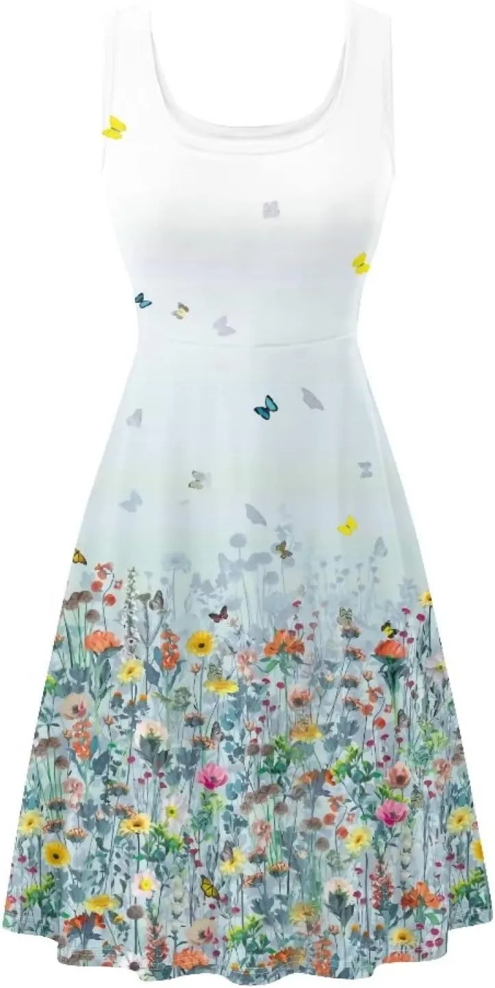 Renewold Women Tank Dress Women's Casual Dresses Women's Dresses Women's Swimsuits & Cover Ups
