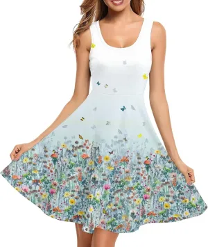 Renewold Women Tank Dress Women's Casual Dresses Women's Dresses Women's Swimsuits & Cover Ups