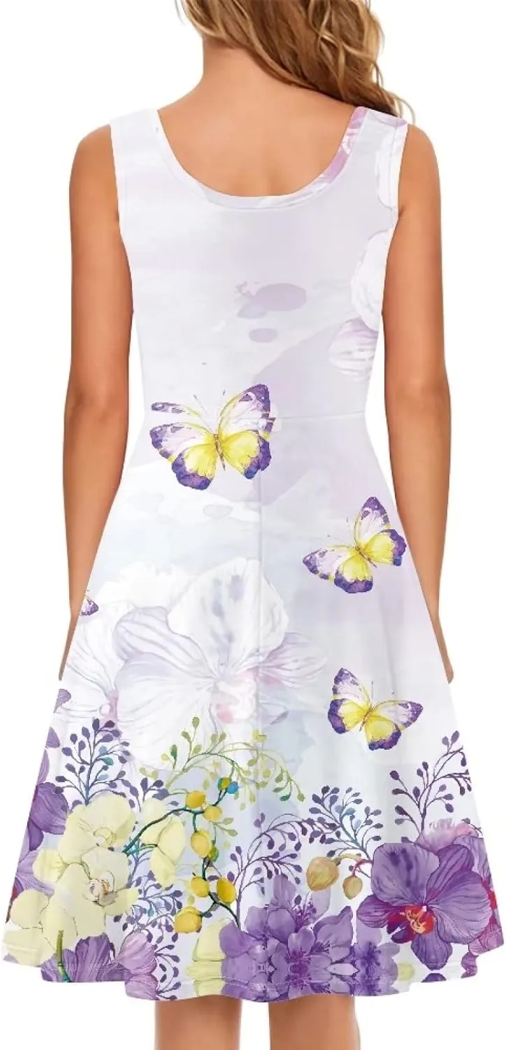Renewold Women Tank Dress Women's Casual Dresses Women's Dresses Women's Swimsuits & Cover Ups