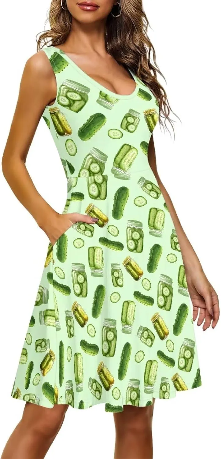 Renewold Women's Dresses Women's Casual Dresses Women's Swimsuits & Cover Ups Tank Top Dress