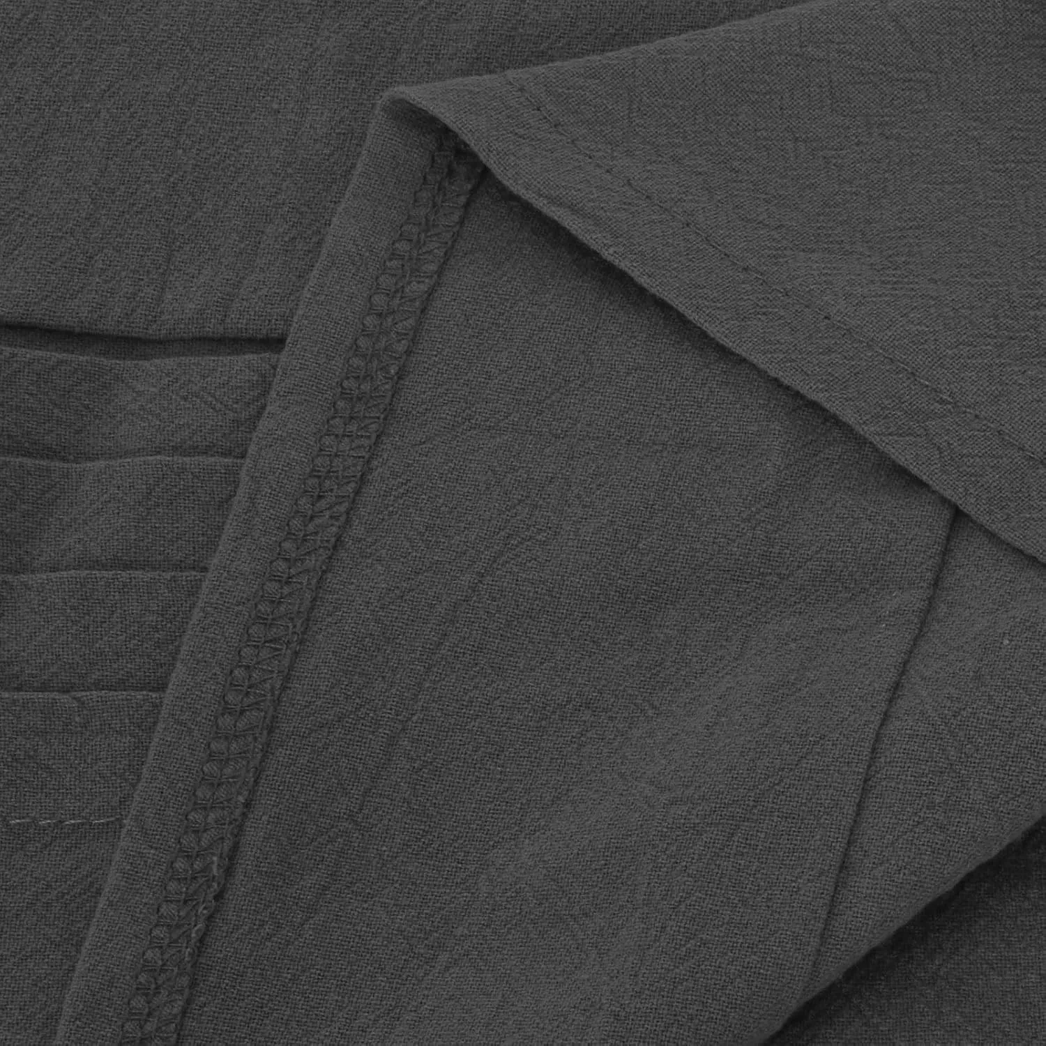 RKSTN Fall Dresses for Women 2025 Casual Cotton Linen Tshirt Dress Long Sleeve Pleated Solid Plus Size Midi Dress