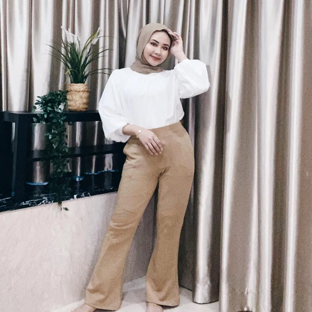 Scuba Bell Bottom Pants 