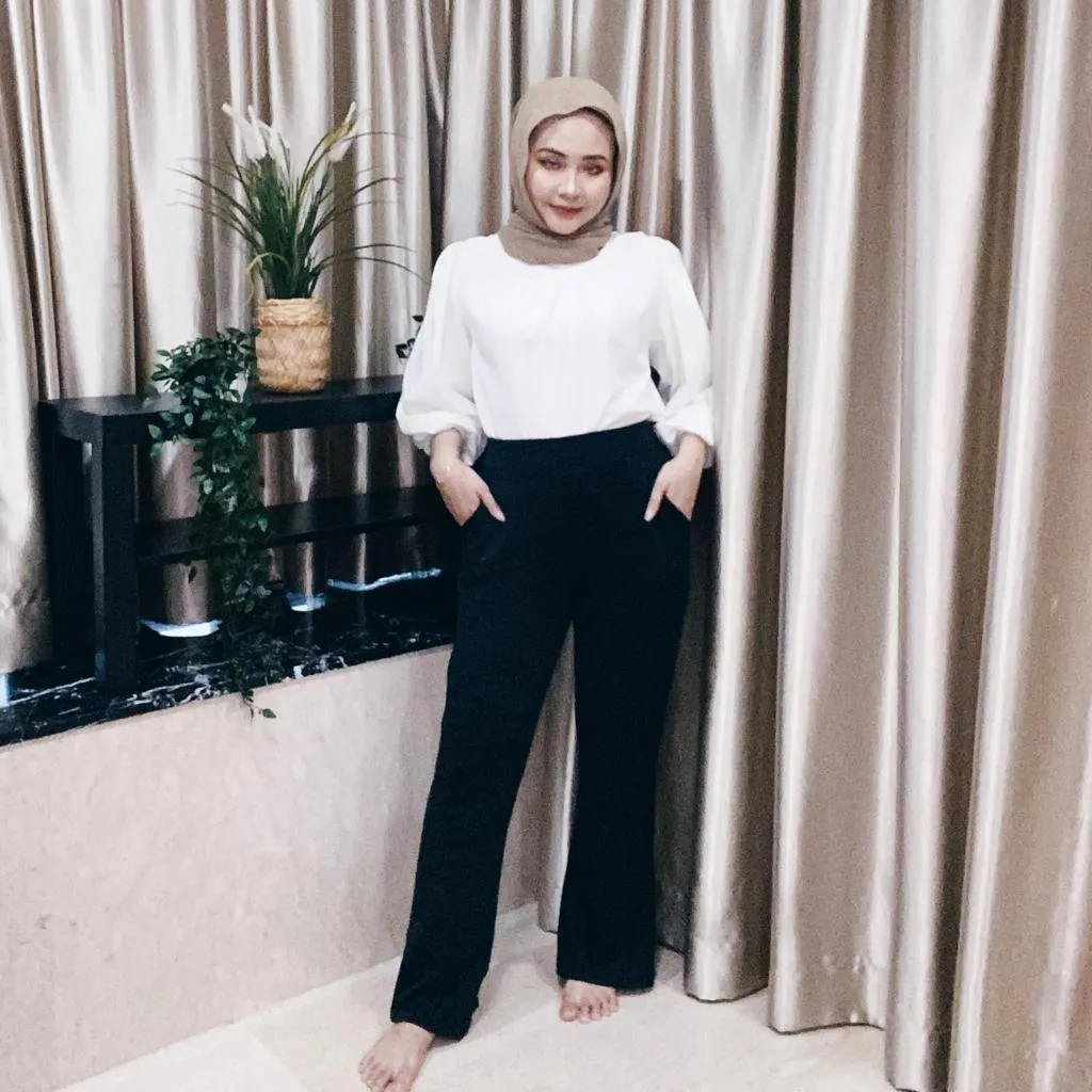 Scuba Bell Bottom Pants 