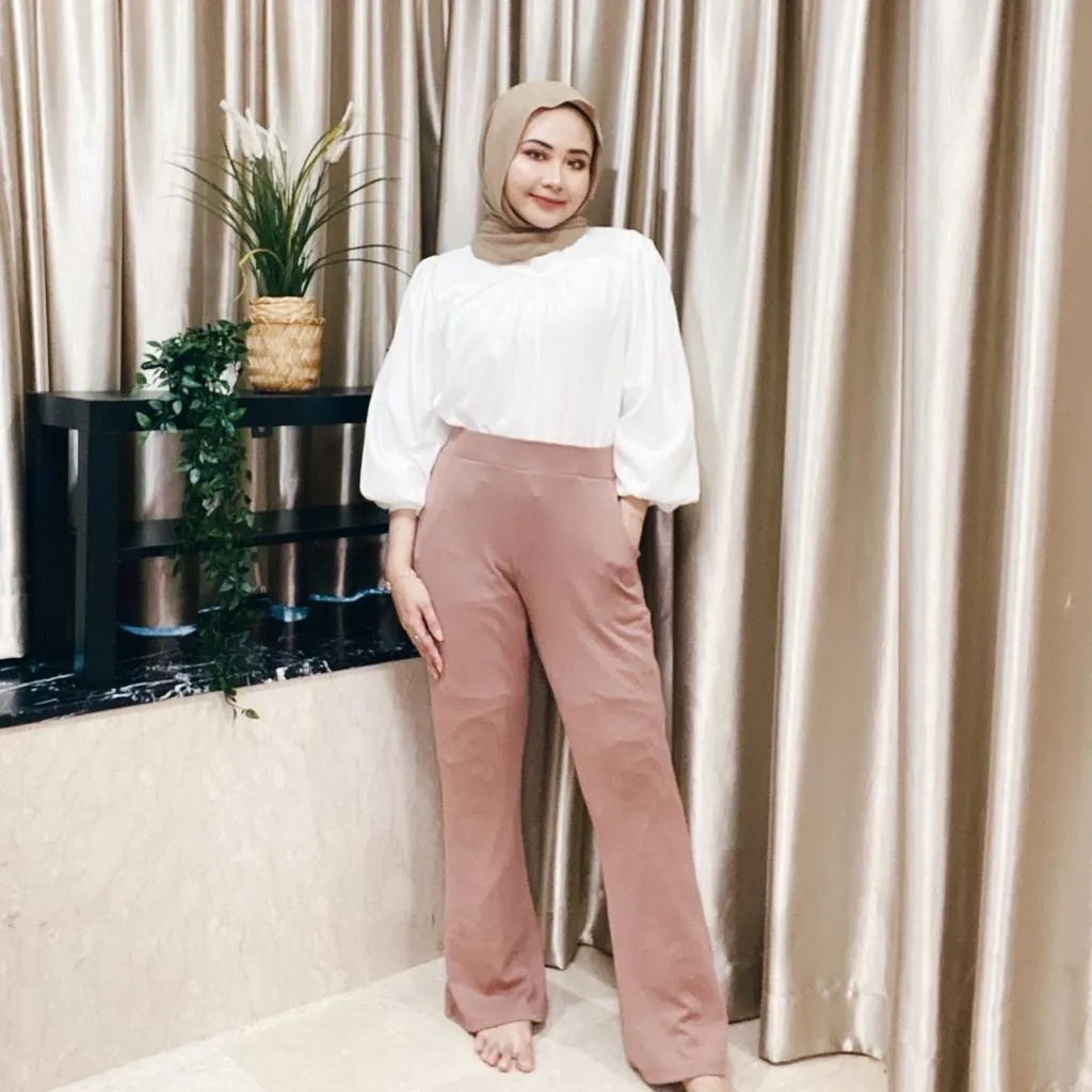 Scuba Bell Bottom Pants 