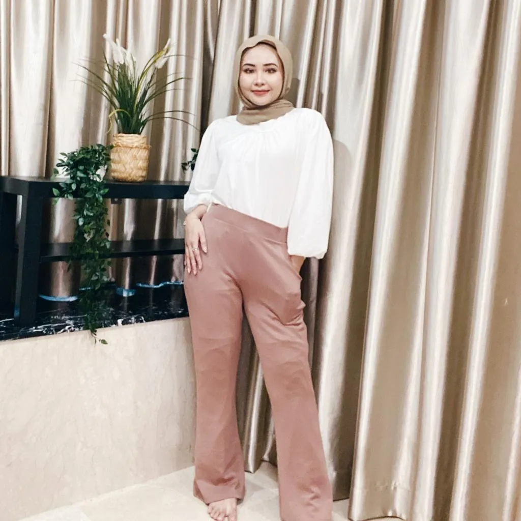 Scuba Bell Bottom Pants 