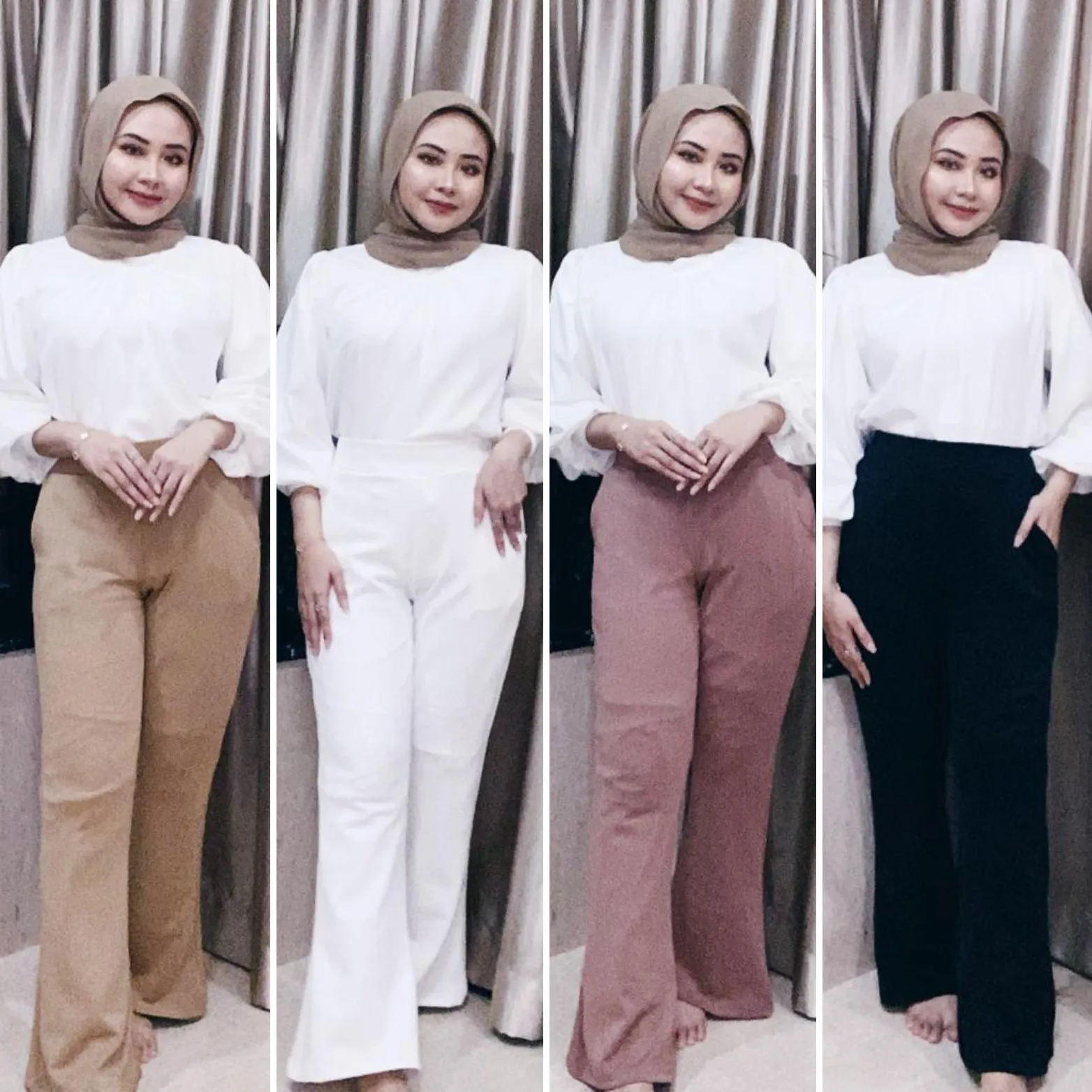 Scuba Bell Bottom Pants 