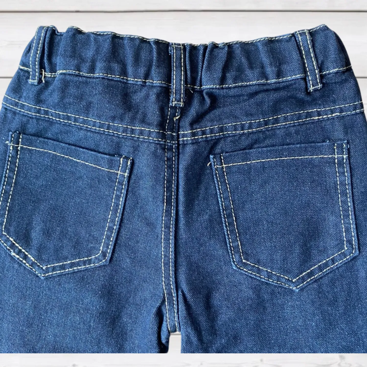 Sequin Distressed Denim - Pink