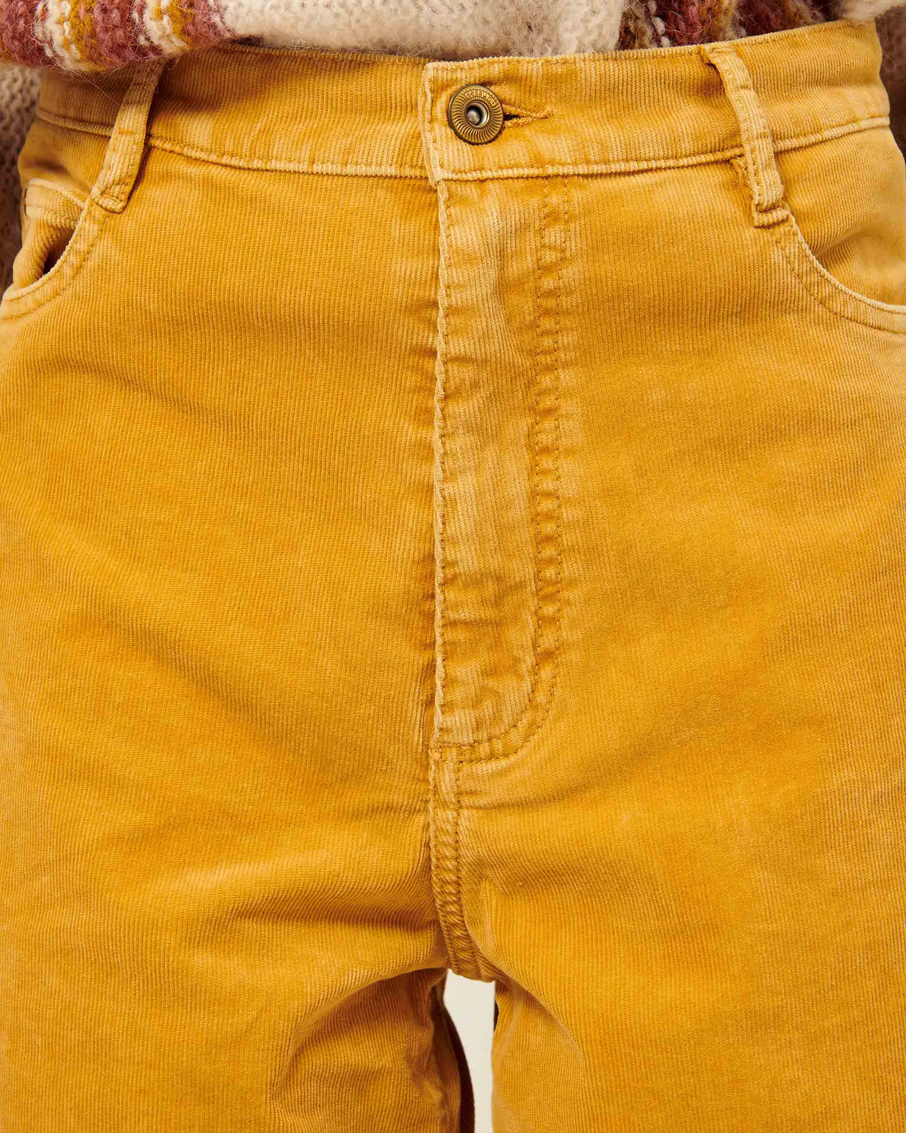 Sessun Velvet Cruise Pants in Solar