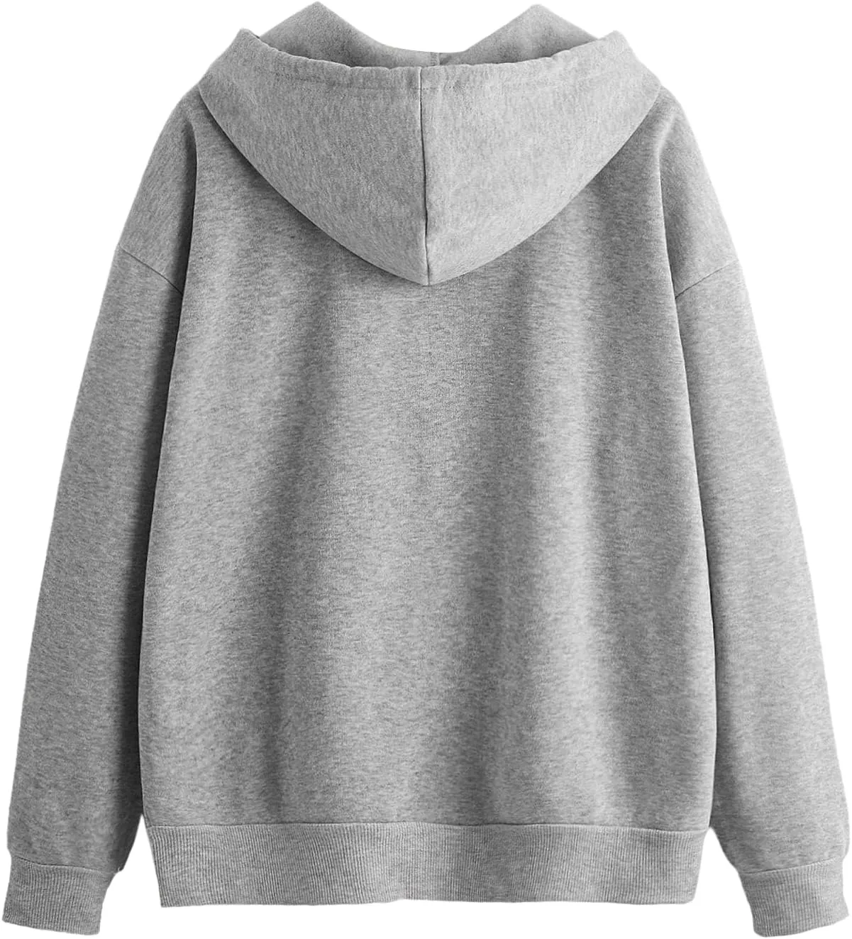 SHENHE Women's Zip Up Hoodies Long Sleeve Pocket Drawstring Sweatshirts Fall Casual Outfits Jackets