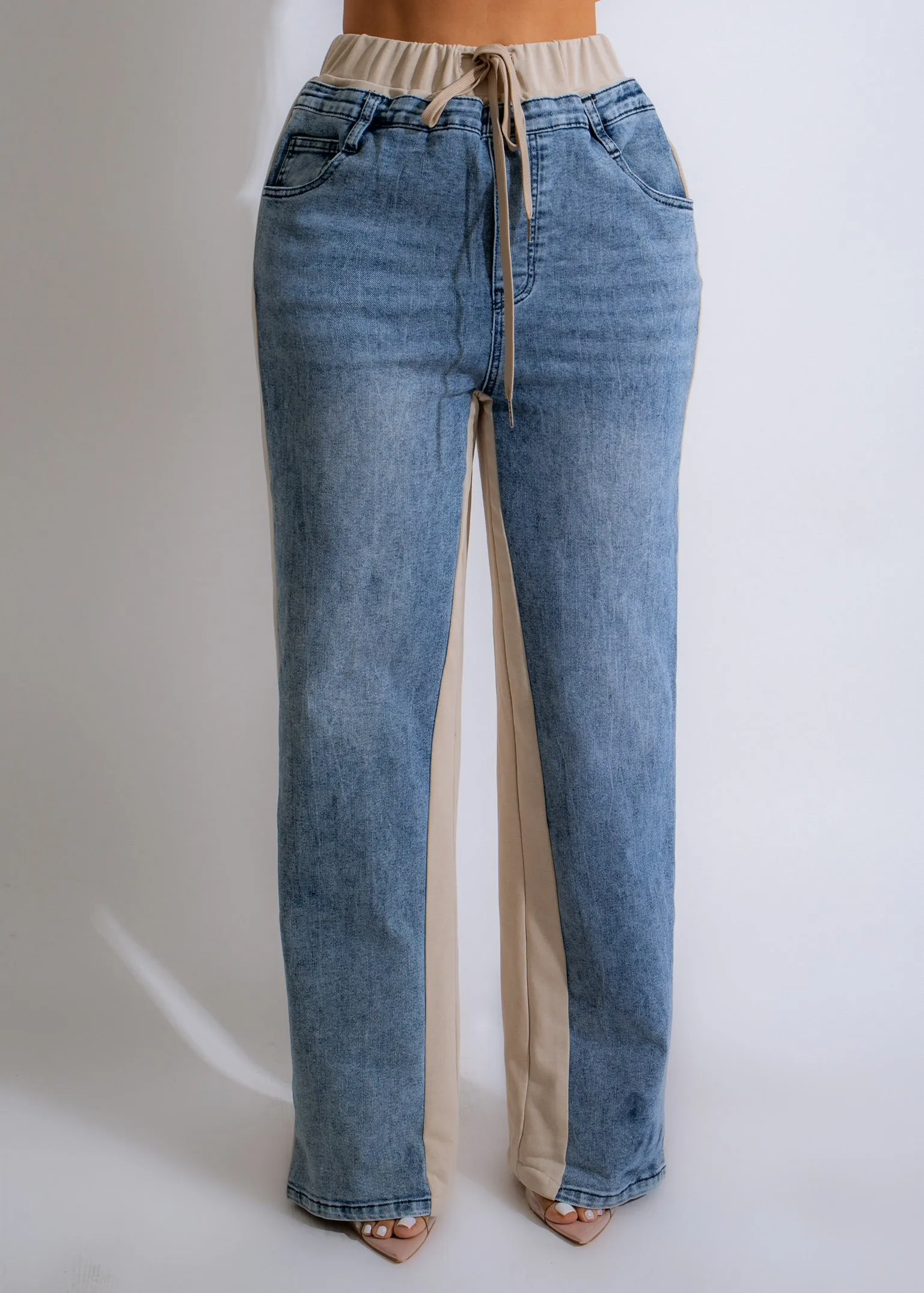She's Cool Denim Pant Nude