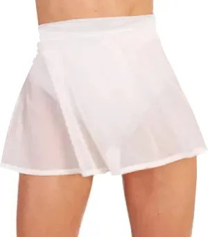 SHIBAOZI Women Girls Swim Cover Ups Swimsuit Cover-up Skirts Short Mesh Sheer See-Thru Bikini Coverups