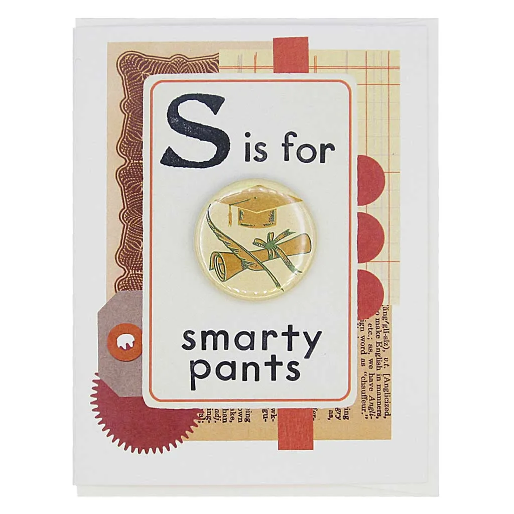 Smarty Pants Button Card