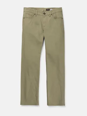 Solver Pocket Slub Modern Fit Pants - Thyme Green