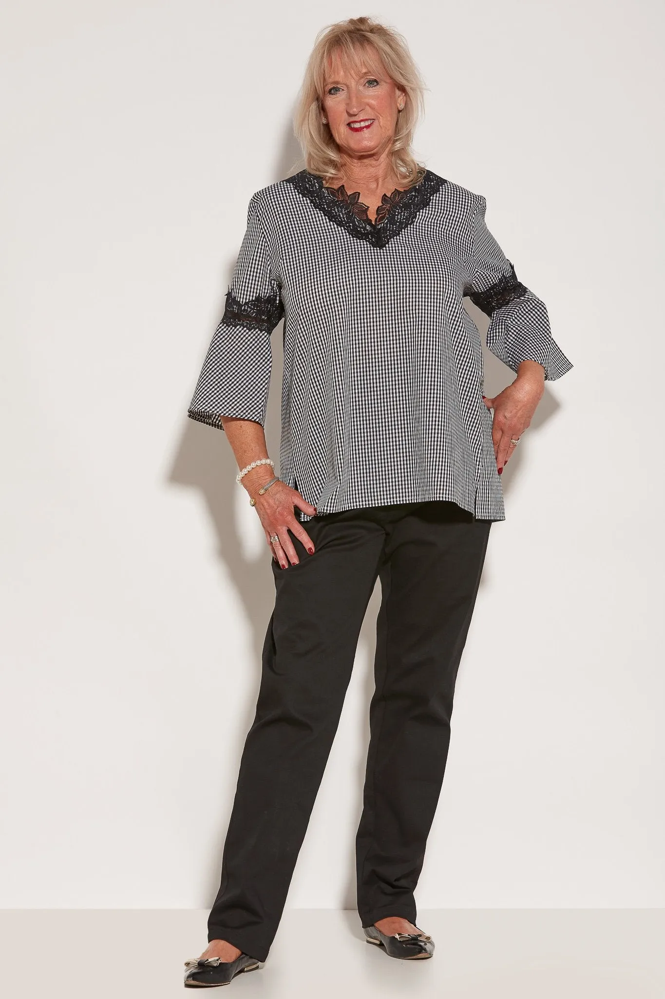 Sophie Pants - Black Iris