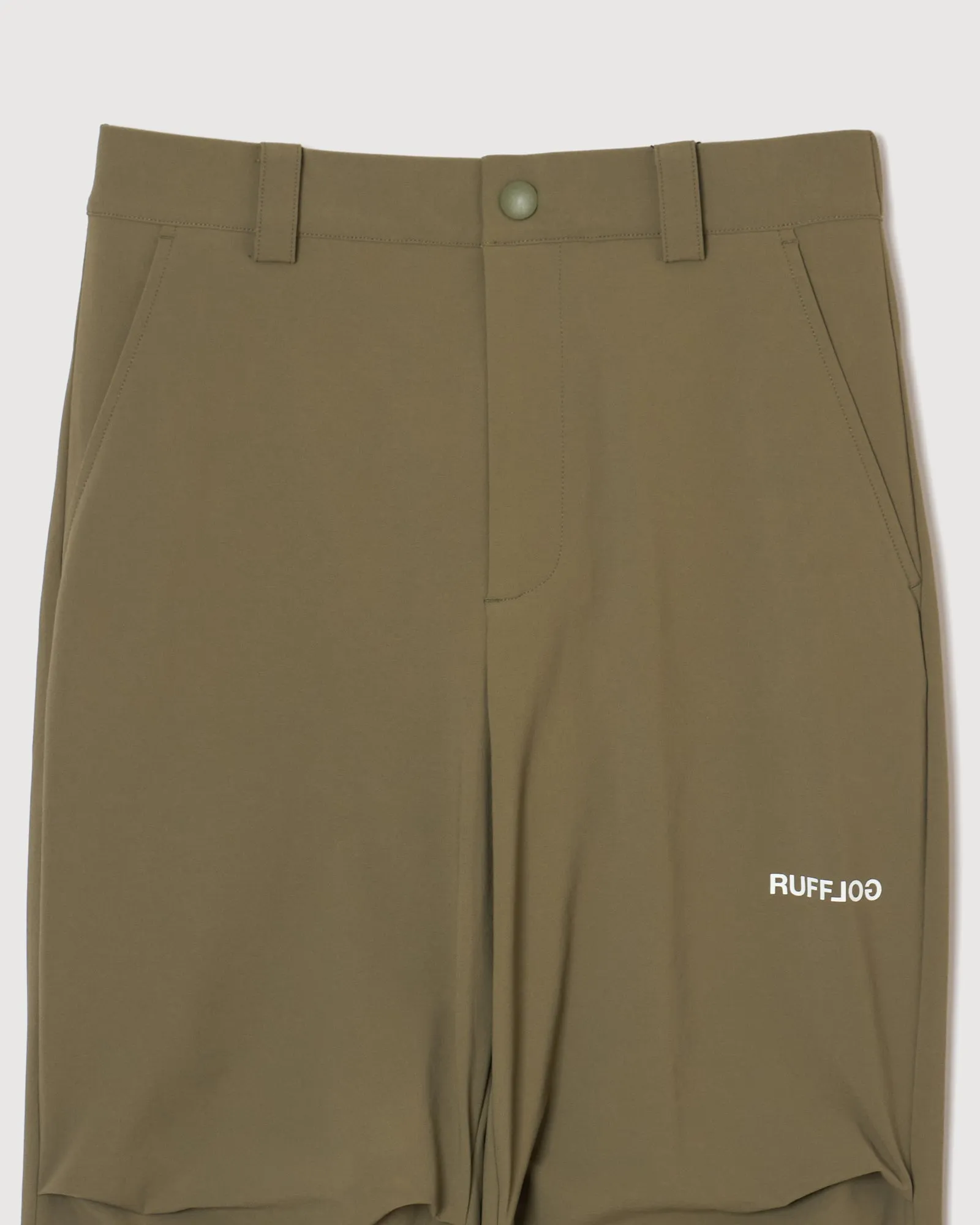 STRECH WARM WIDE SLACKS KHAKI