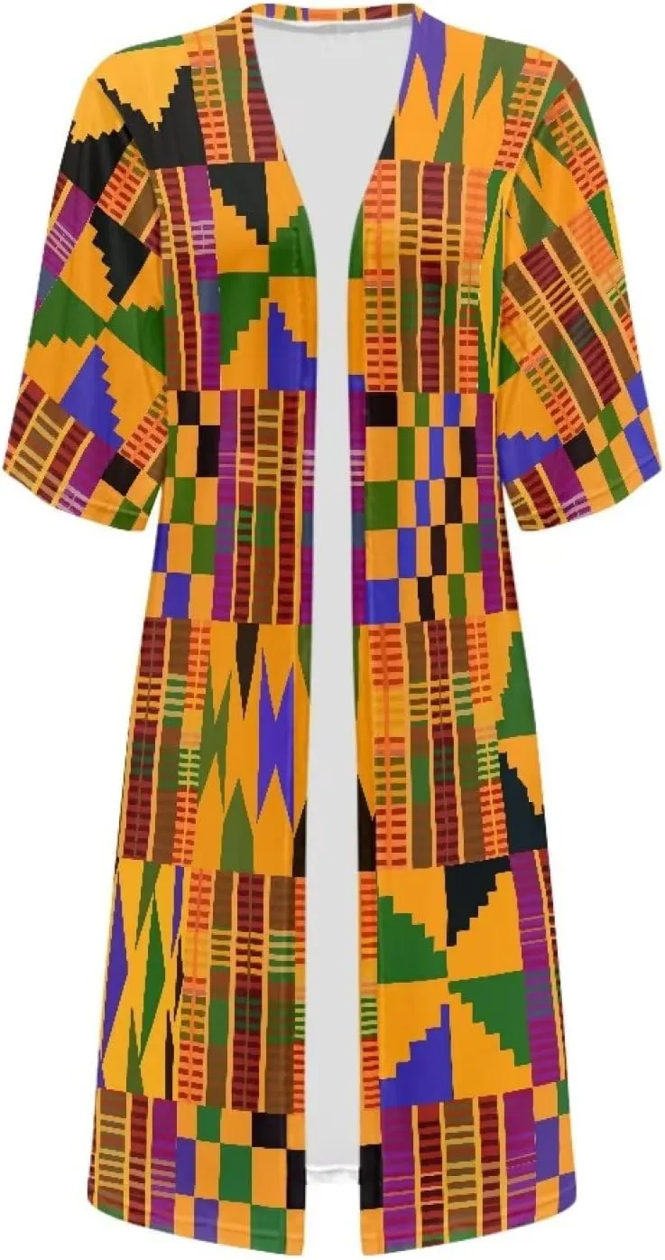 Summer Short Sleeve Cardigan for Women Trendy Beach Kimono Coverups Vintage