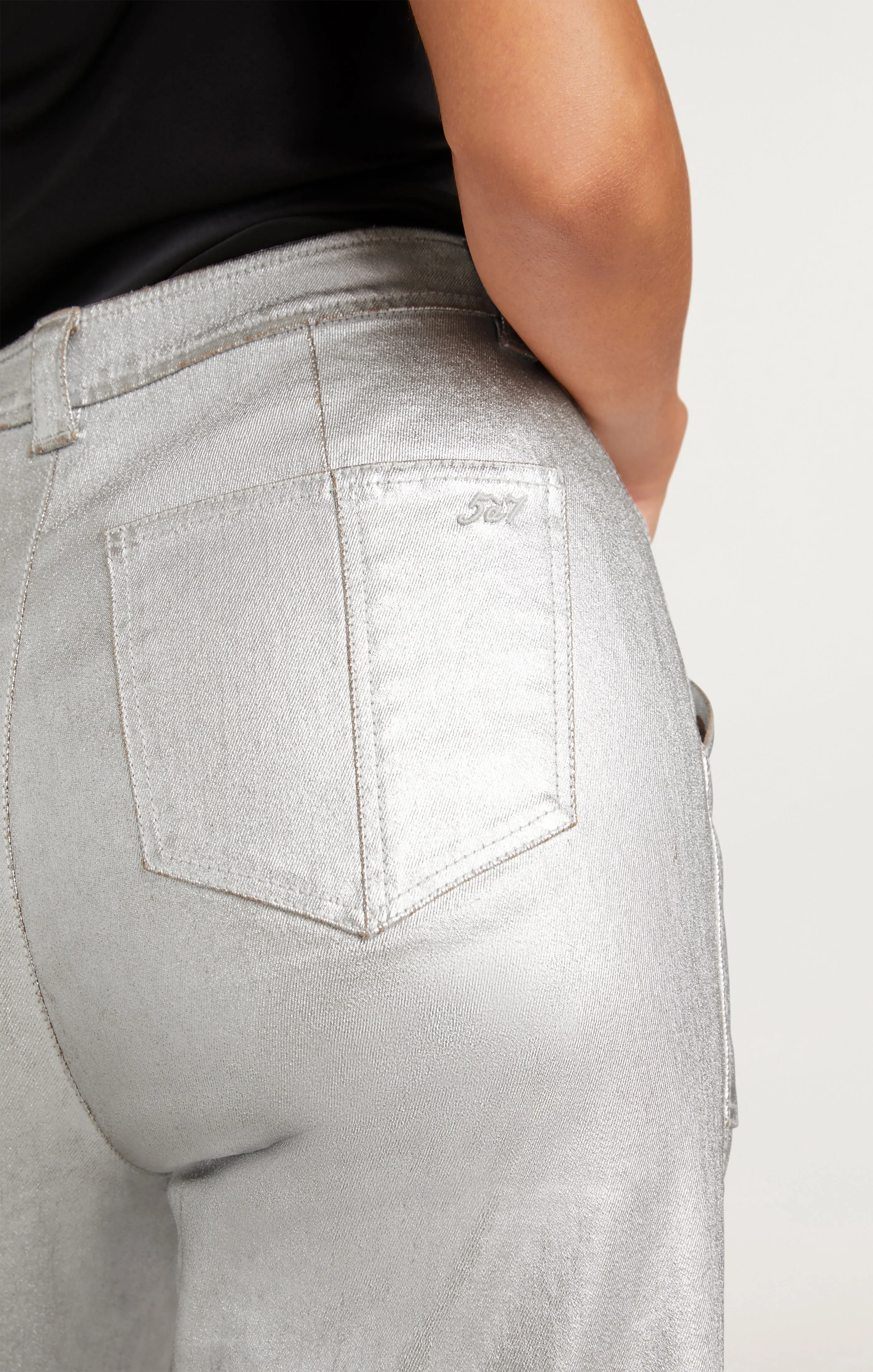 Textured Foil Benji Pant