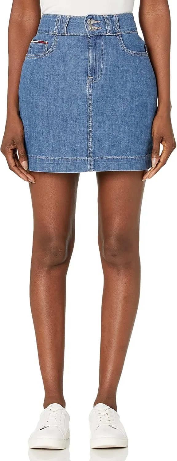 Tommy Hilfiger Women's Short Skirt Mini Jean Skirts