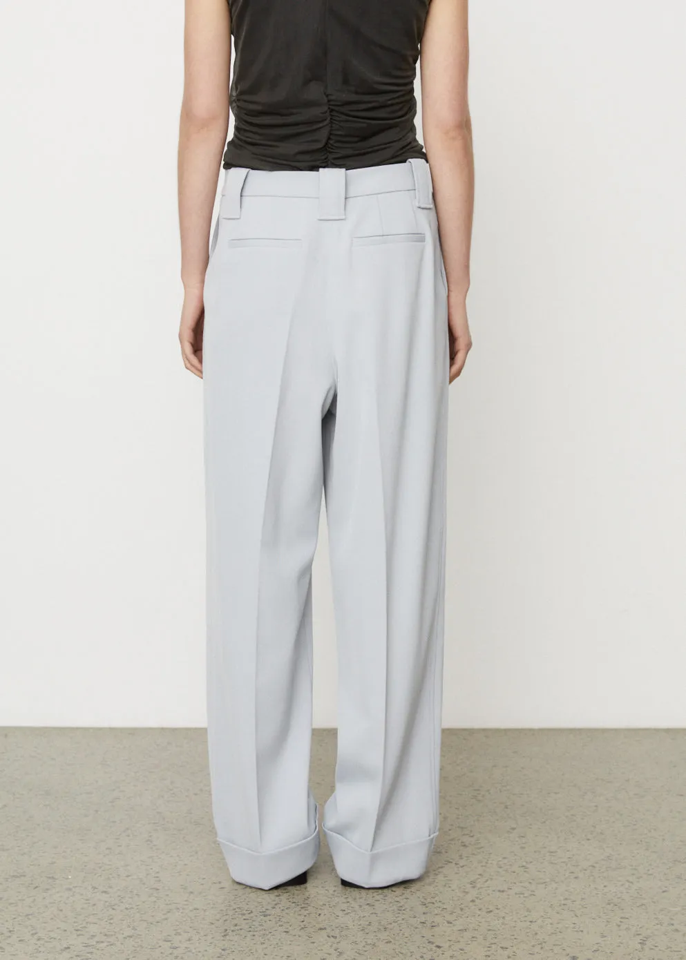 Twill Suiting Pleated Pants