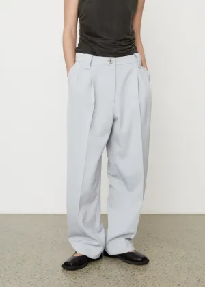 Twill Suiting Pleated Pants
