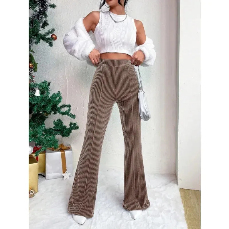 Velmara - Velvet Bell Bottoms