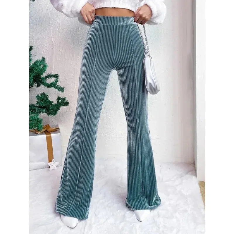 Velmara - Velvet Bell Bottoms