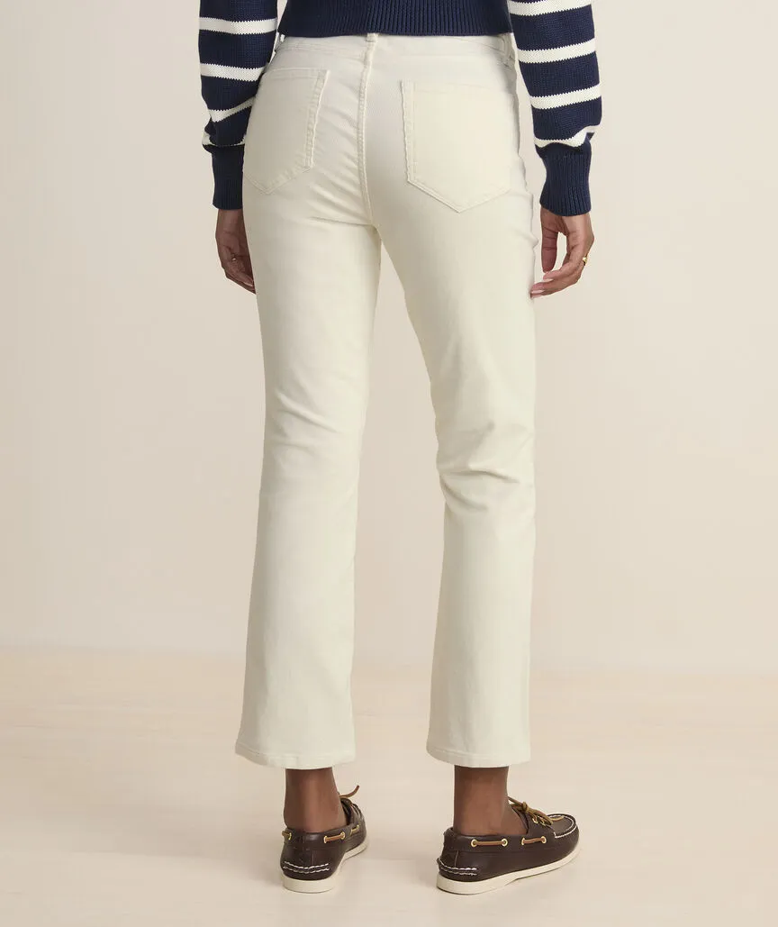 Vineyard Vines - Kick Flare High Rise Corduroy Pants
