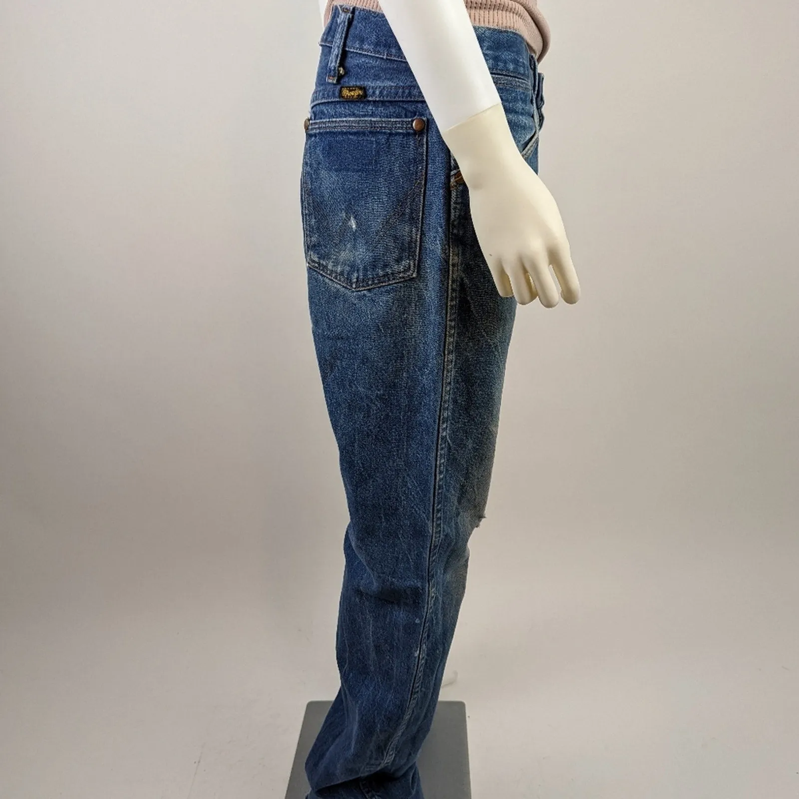 Vintage 70's Distressed Well Worn Wranglers 33x34