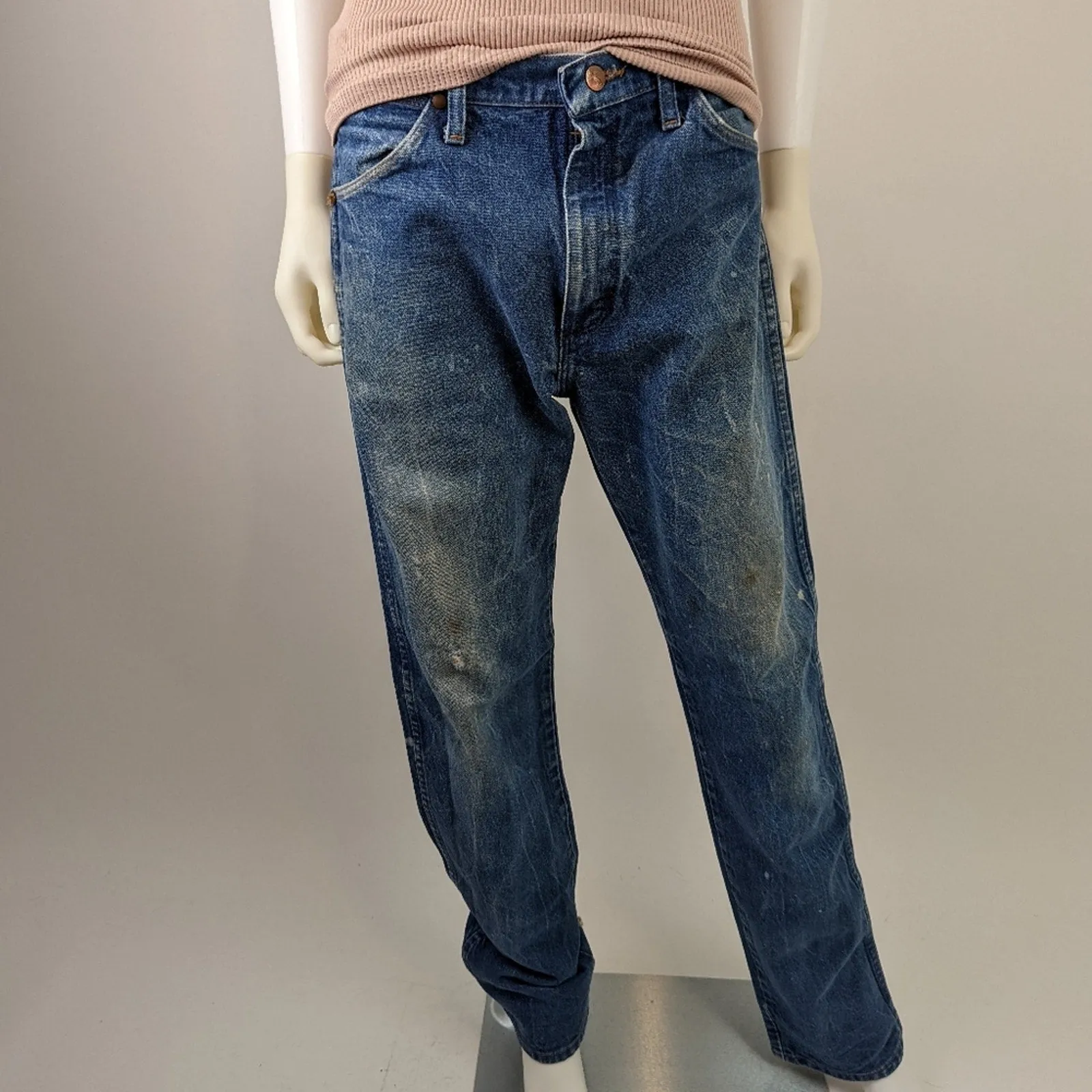 Vintage 70's Distressed Well Worn Wranglers 33x34