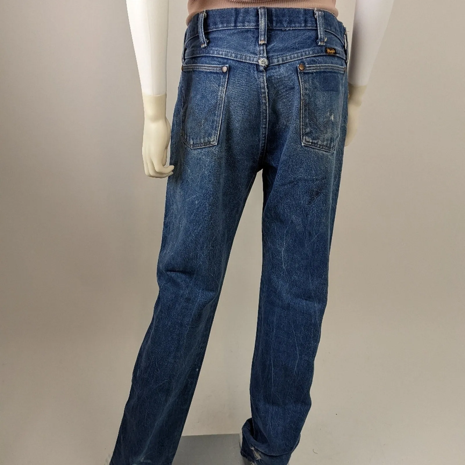 Vintage 70's Distressed Well Worn Wranglers 33x34