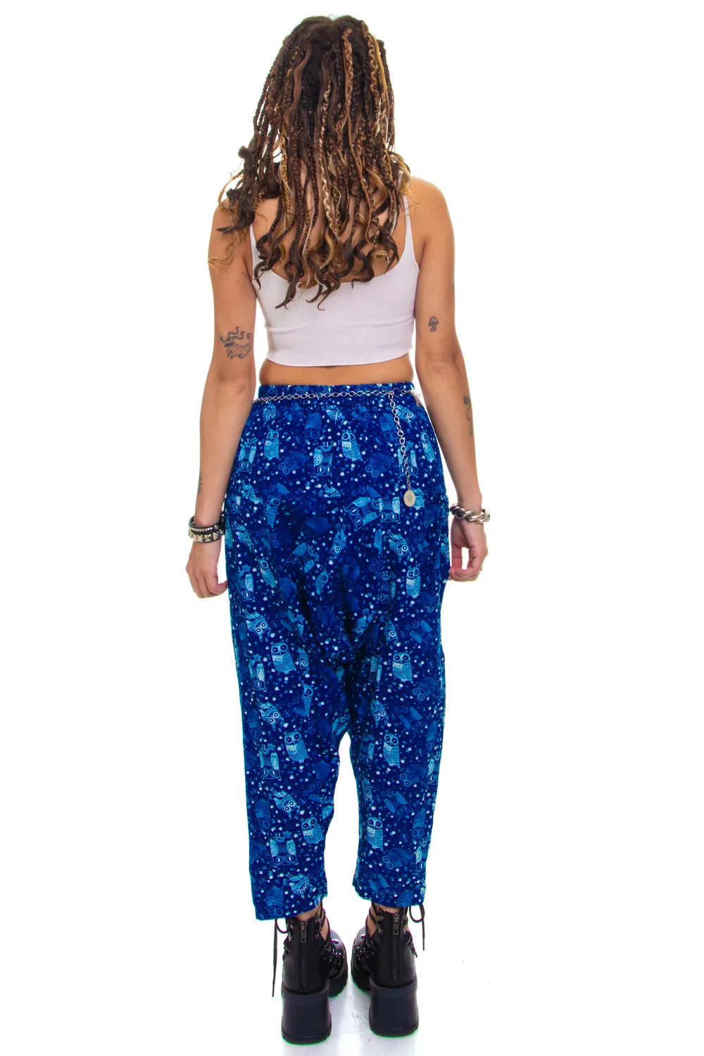Vintage Y2K Boohoo Hoot! Hoot! Owl Pants - S/M